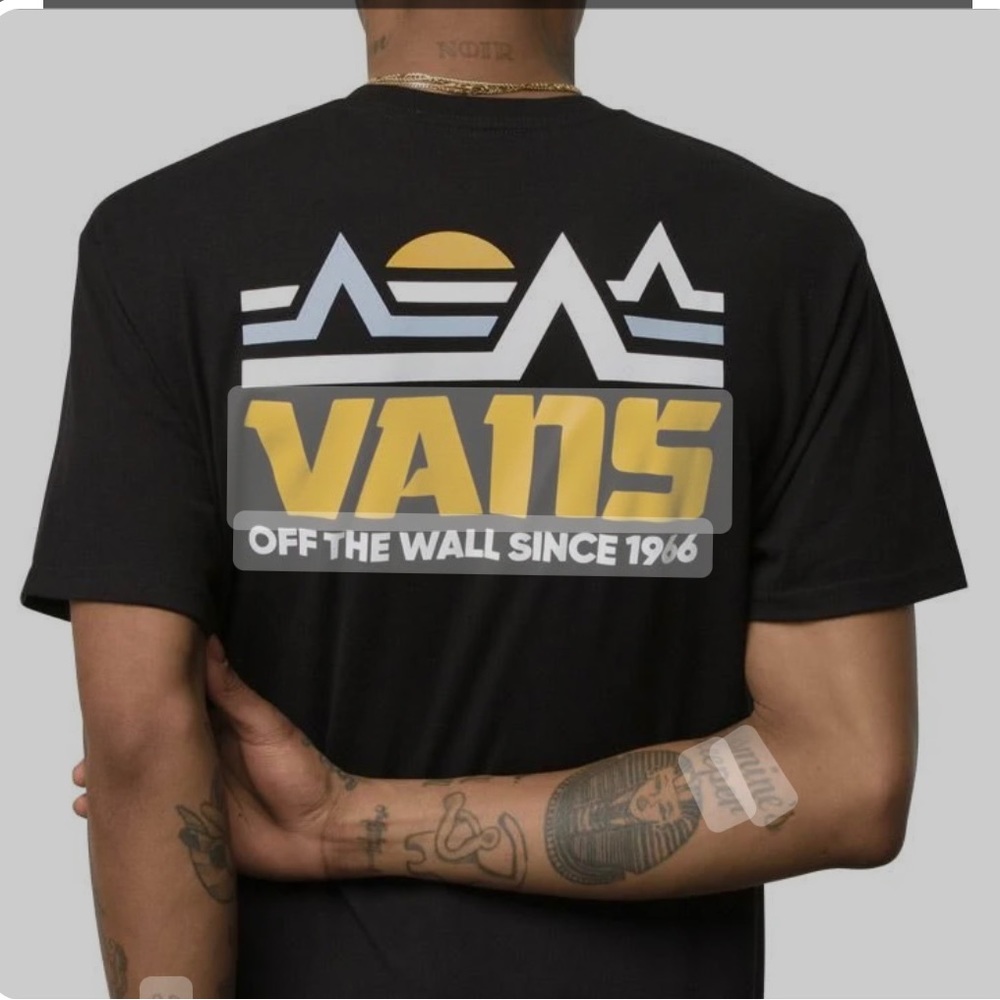 Black Mt Vans Tee (S) NWT